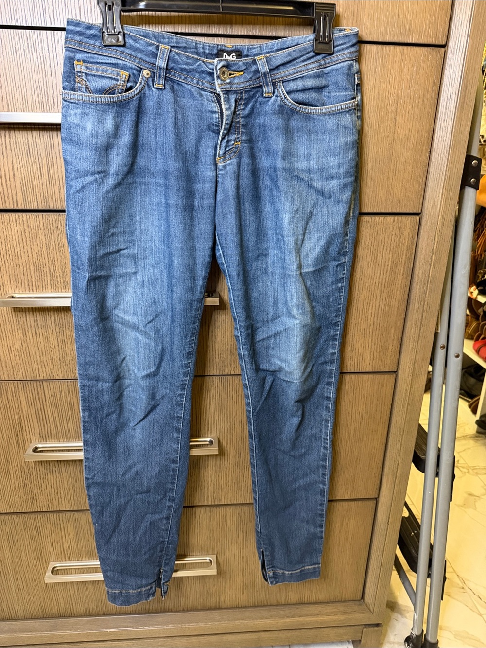 Dolce & Gabbana Women's Skinny Jeans in Blue Denim